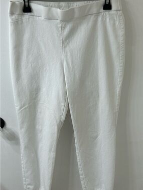 Style & Co. White Cropped Ankle Pants